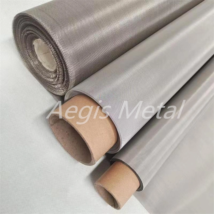 Custom 80 /100/ 200/ 300 /500 Mesh Stainless Steel Woven Wire Mesh Cloth