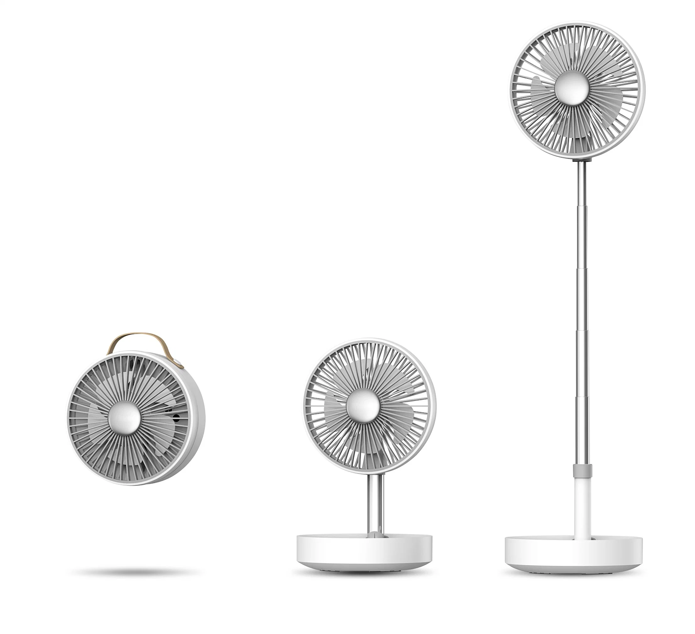 2023 Nuevo ventilador de circulación de aire multifuncional plegable en miniatura