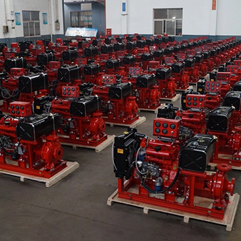 High Pressure Fire Fighting Equipment Diesel Engine Pump