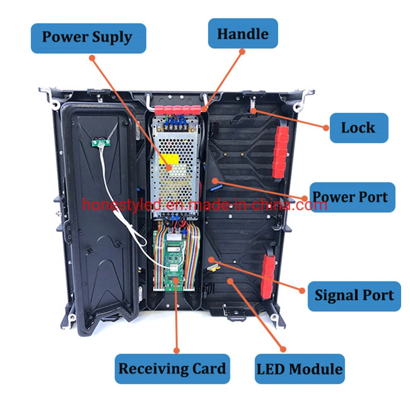 سعر التصنيع 500X500 مم/500X1000مم خزانة كاملة الألوان P3.91 استئجار SMD مرنة لوحات شاشة LED لافتات LED خارجية مع ضمان لمدة 5 سنوات