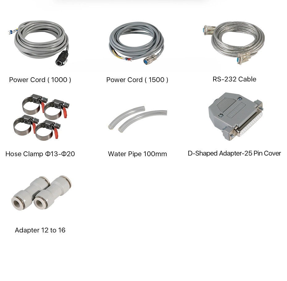 Fuente láser de fibra de IPG Raycus precio con la boquilla de repuesto para la máquina de corte CNC 24 horas servicio de reparacion