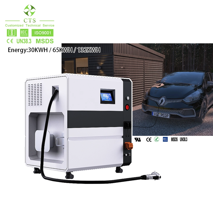 20kwh 30kwh 40kwh Stockage d'énergie DC d'urgence rapide Station de charge batterie chargeur portable mobile EV