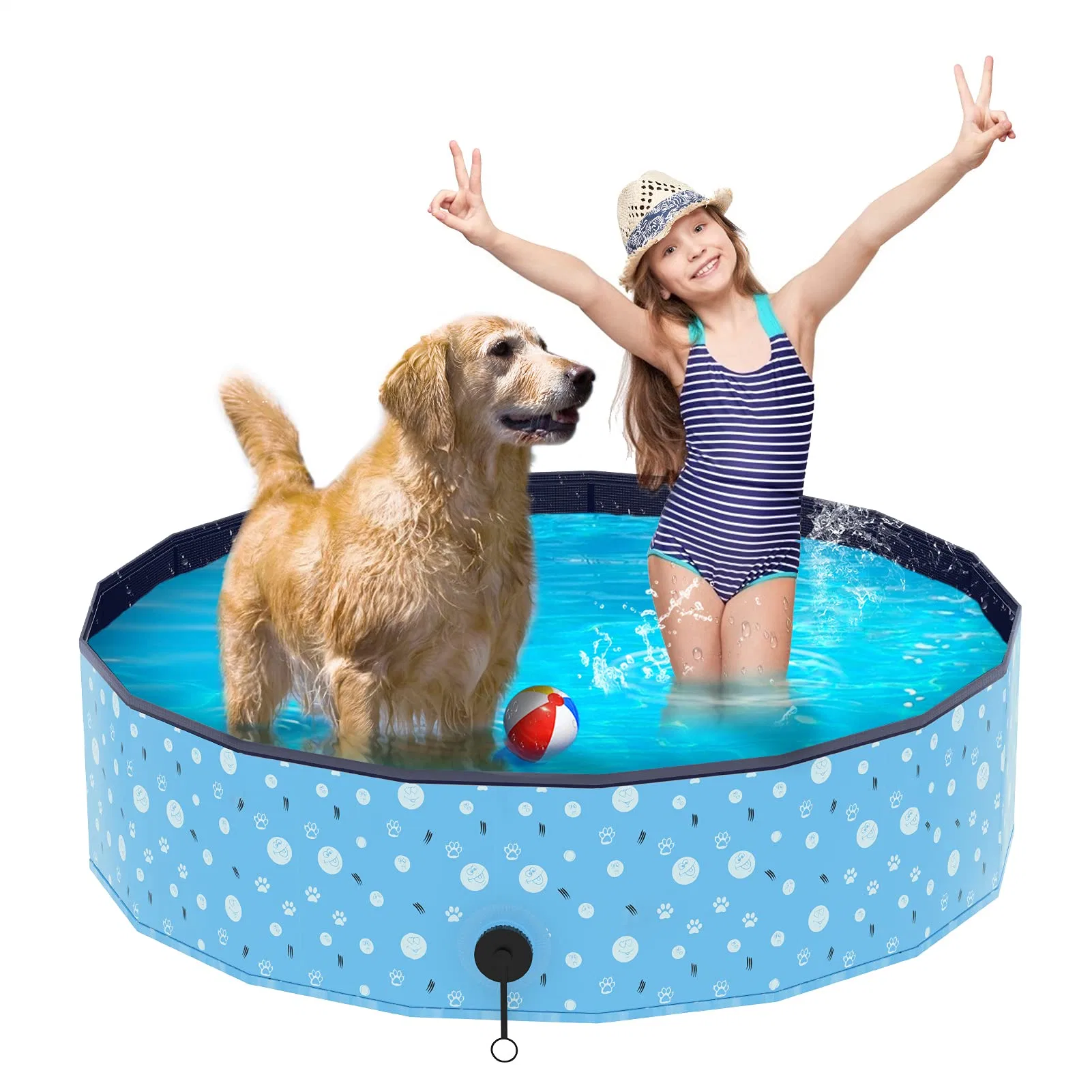 Hochwertige Starke Dauerhafte Wasserdichte Pet Badewanne Paddling Pool Kinderspielbar//