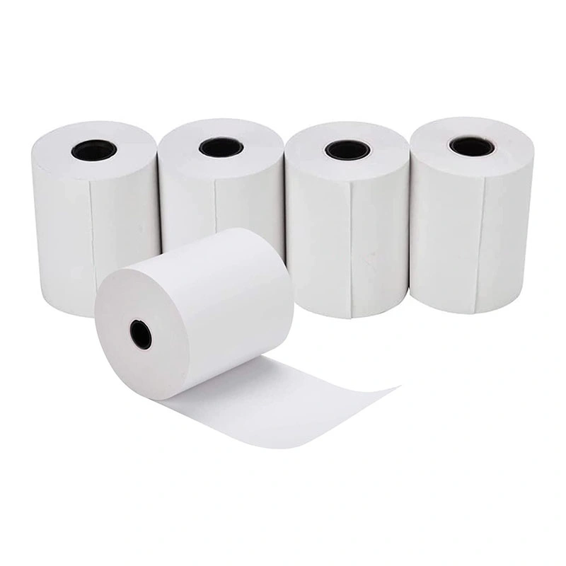 Custom POS Thermal Receipt Paper Bank Office Consumables Thermal Chip and Pin Rolls