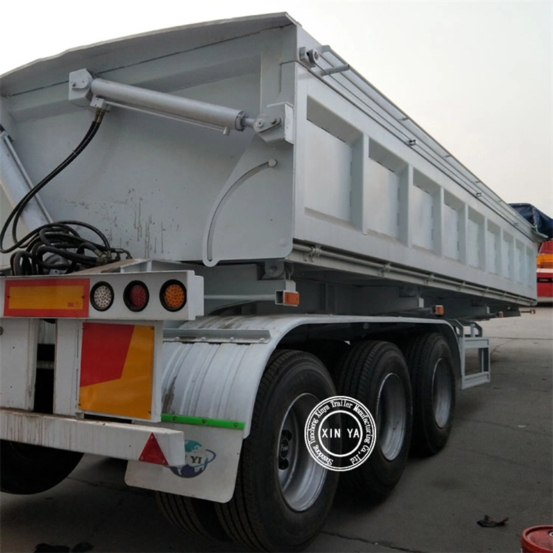 50ton 70ton 3 Axle Tipper Truck Semi Trailer, Used Dump Truck for Bulk Materials Transportation Side/Rear Dumper