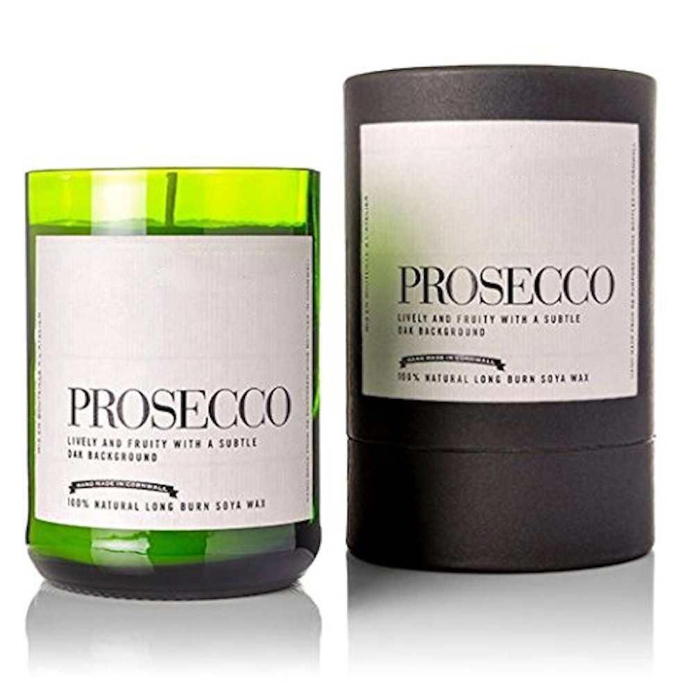 Premium Nova Zelândia estilo perfumado fresco Pine Wine Bottle Soy Candle aromatherapy