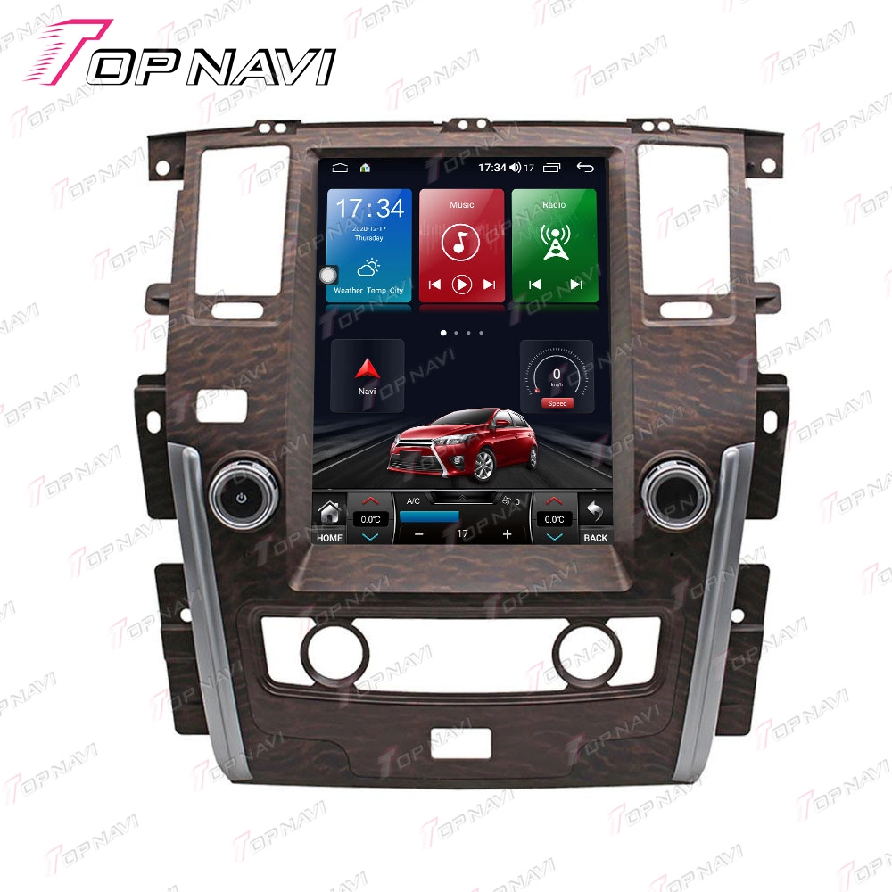 Android Pantalla de Tesla electrónica GPS Coche de alquiler de DVD reproductor de radio con Carplay para Nissan Patrol 2010 2018