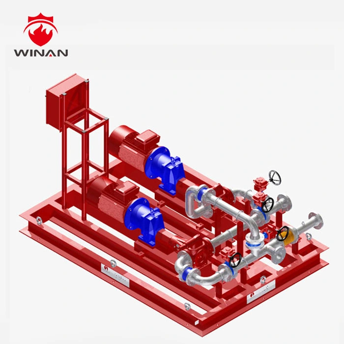 Foam Pump Skid Balanced Pressure Proportioning System for Fire Fighting