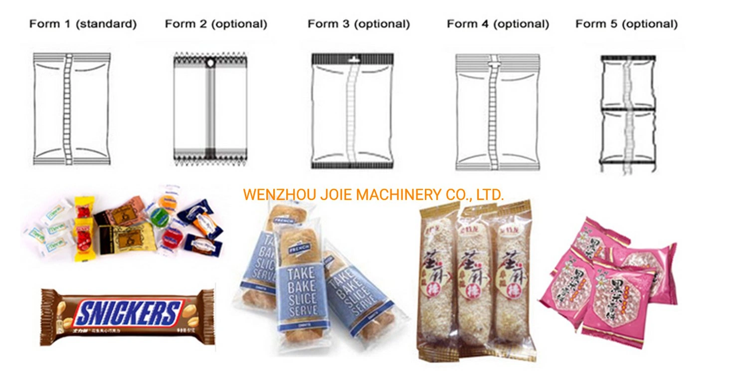 3 Servo Motor Hot Selling Food Flow Wrapper Packing Machine with 20 Years Factory