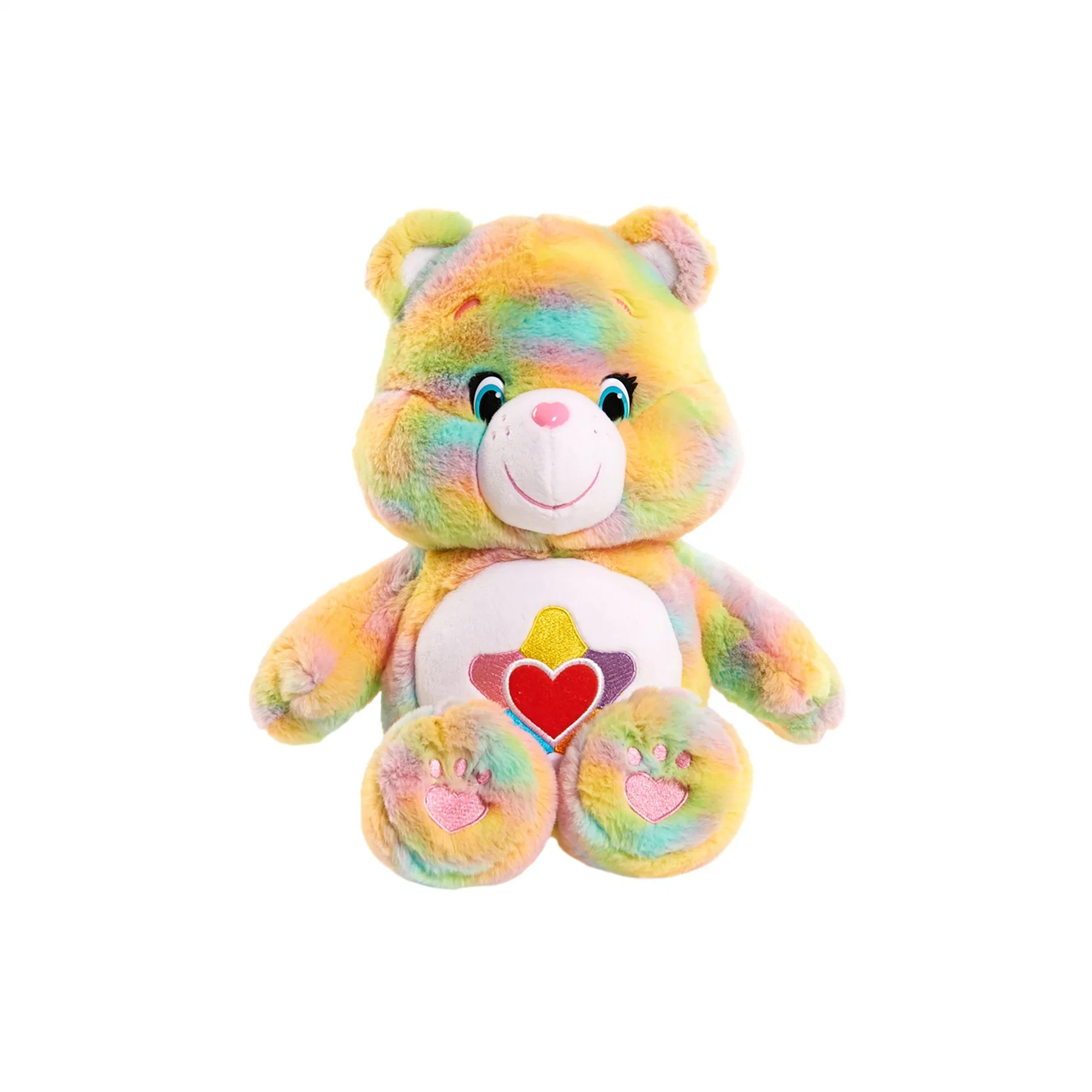 Plush Soft Stuffed Custom Sitting Teddy Bear with Embroidered Heart