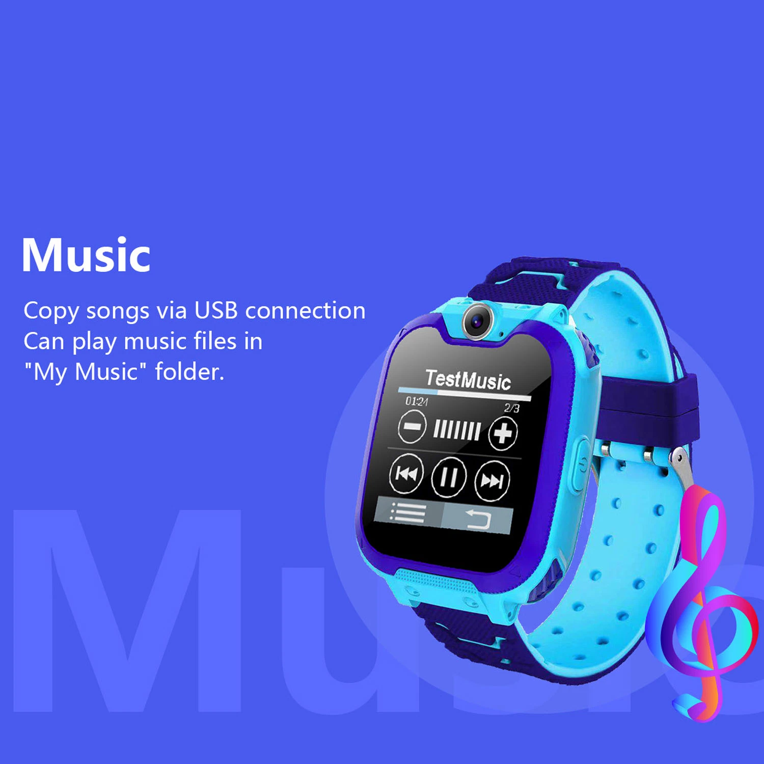 2G Multi functions Kids Smartwatch 30W Camera MP3 Playback Music Smart Phone Watch SIM Card Kids Watch D20