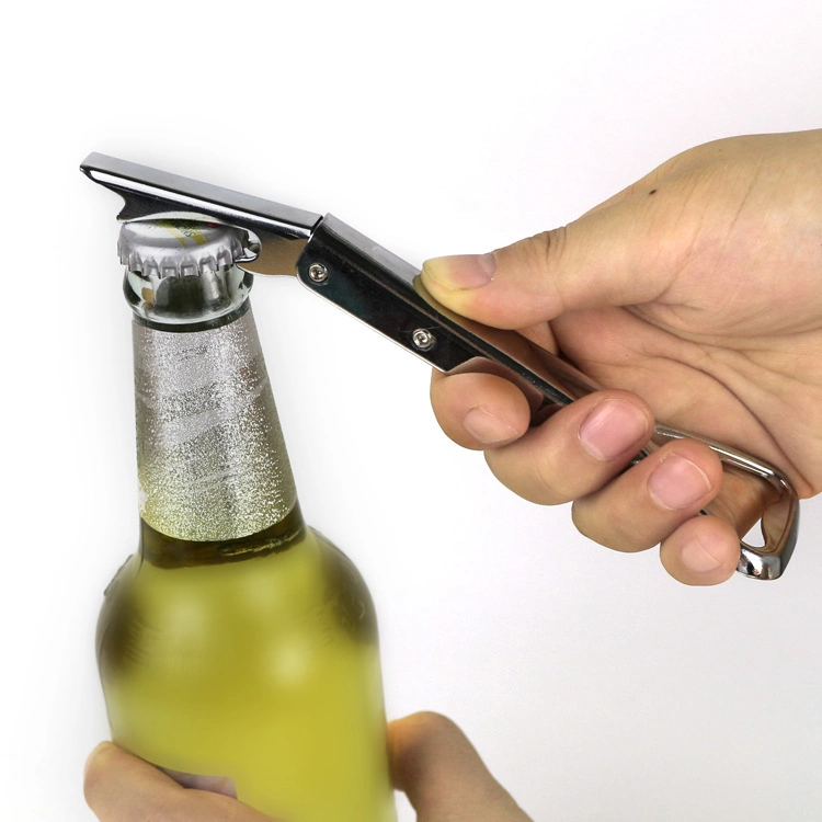 Ferramentas profissionais CorkScrew Mi23932 da cerveja de vinho multifunções Opener em aço inoxidável