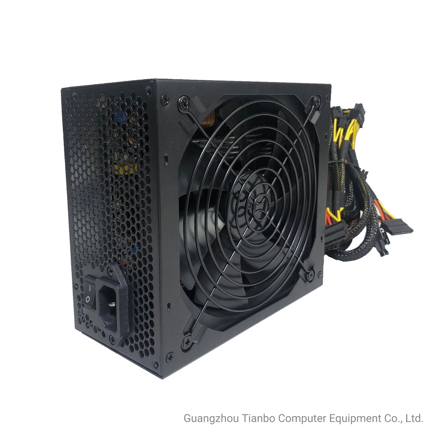 14cm Black Fan Apfc 450W 80 Plus 2.31 Wide PC Power Supply with CE RoHS Certificate 80 Plus Bronze