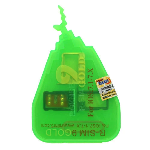 High quality/High cost performance  Micro Nano Card R SIM 9 Gold Card for iPhone4s/5/5s/5c