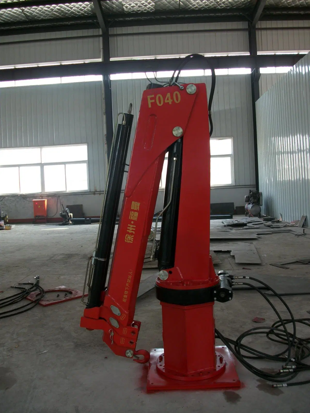 2 Ton Small Ship Crane Boom Ship Hoist Lift Sand Offshore Usage