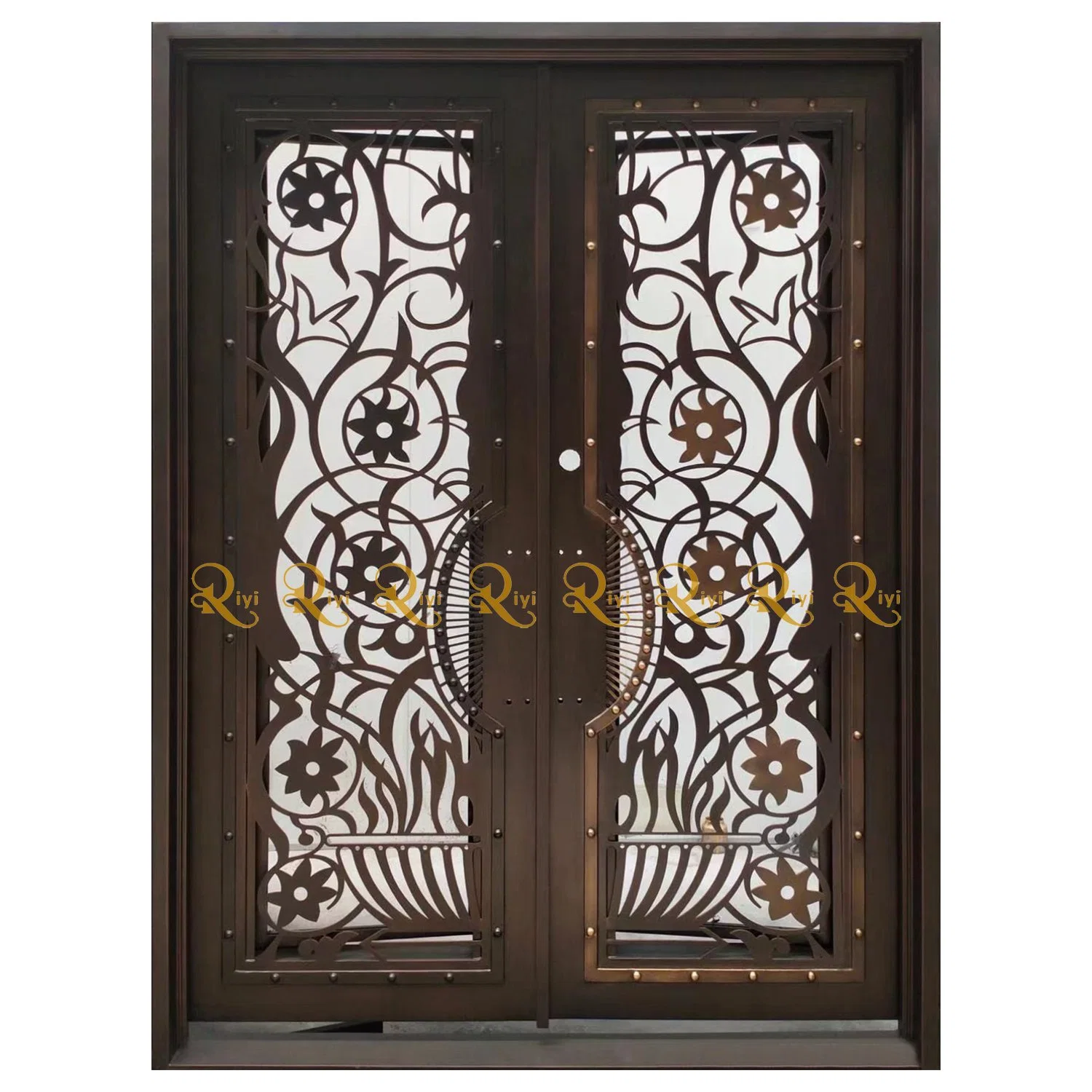 Iron Security Door, Used Wrought Iron Door Gates Wrought Iron Entry Door Design for Home