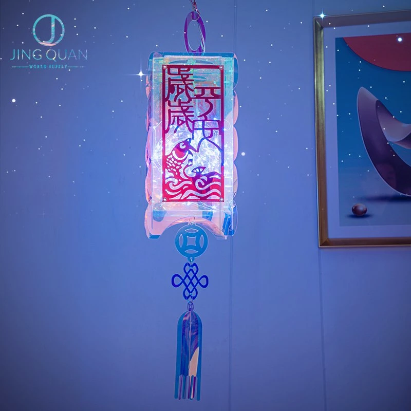 LED Rectangle Lantern Gifts New Year Festive Decoration Lighting Gifts Motif Lights Indoor Lighting Decoration