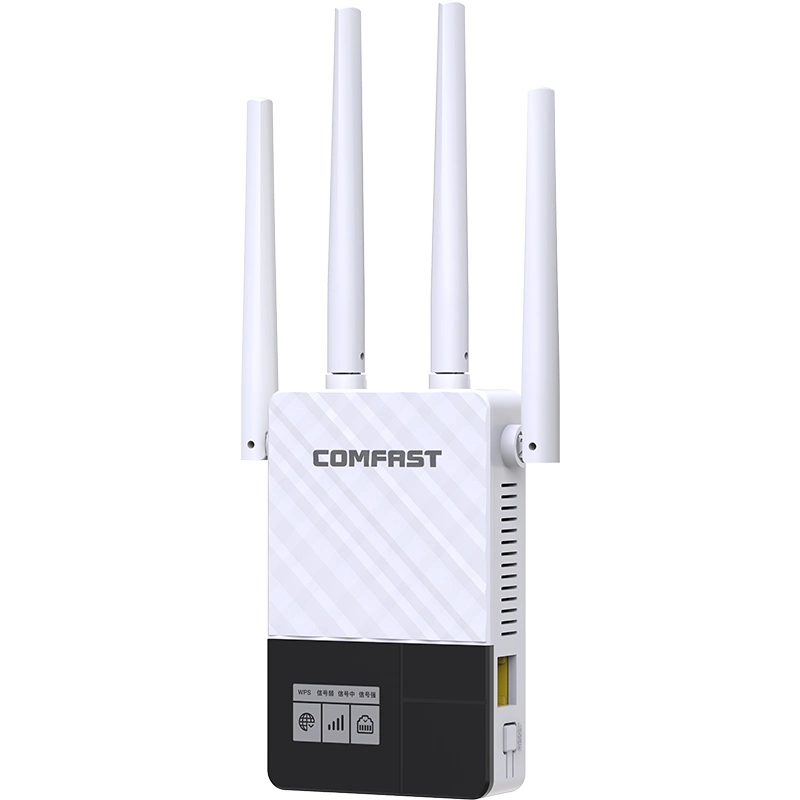 Dual Band 1200Mbps Smart OLED Display Wireless WiFi Repeater CF-Wr760AC Wireless Signal Booster