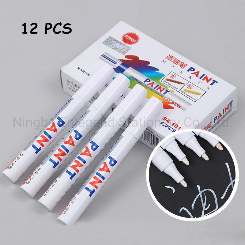 White Color Acrylic Paint Repair Marker Permanent for Tyres