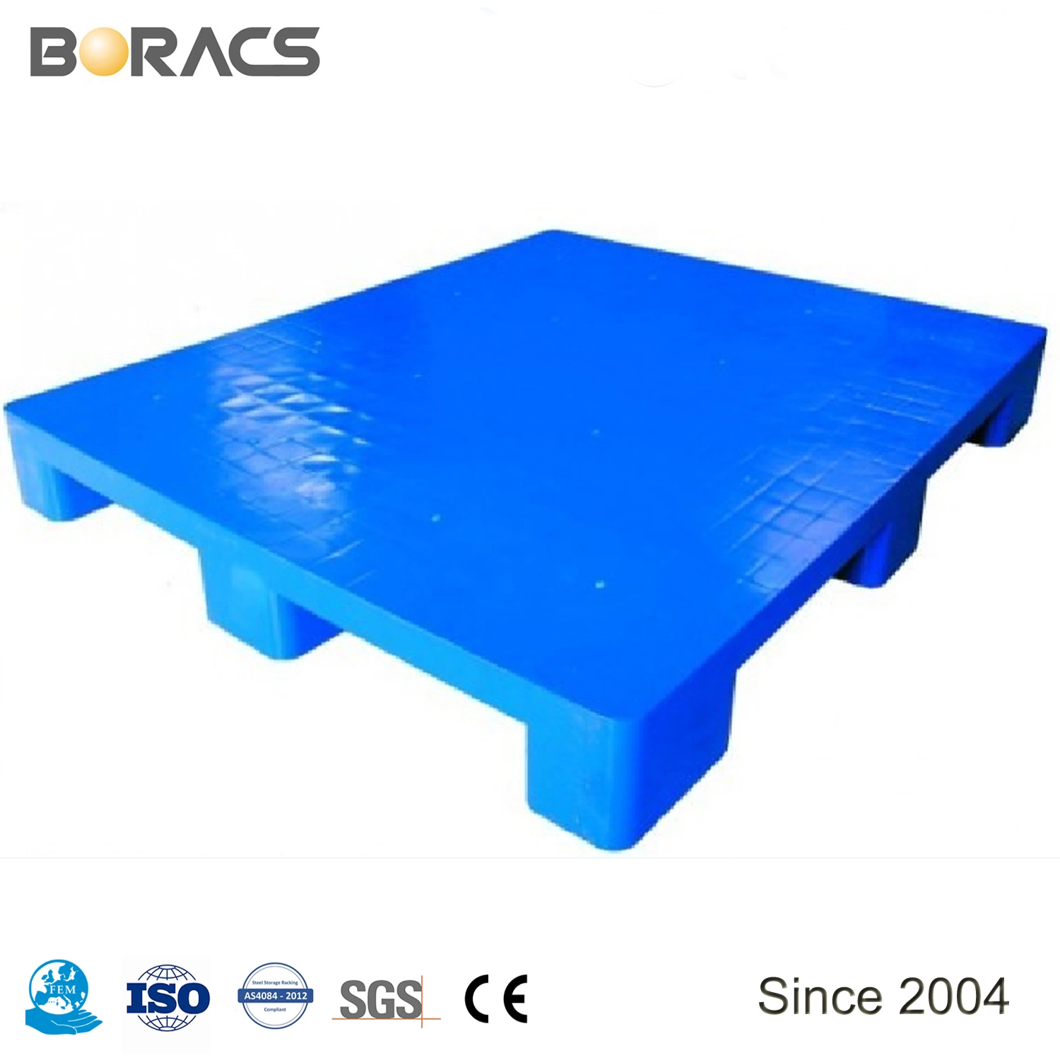 Warehouse Storage Use 3 Runners Type Rack Able Anti-Slip HDPE or PP Plastic Pallet