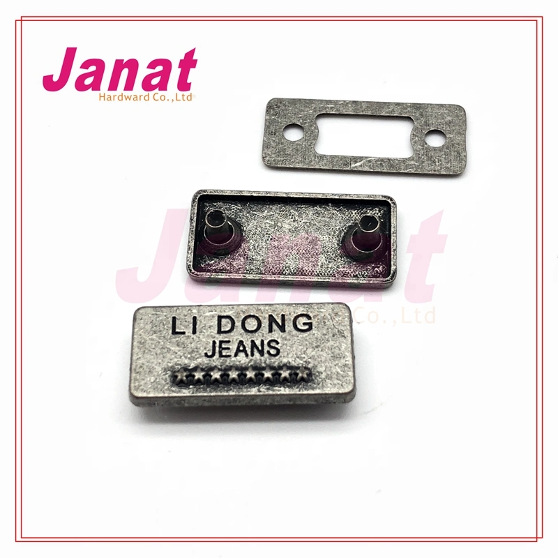 Two Parts Label Badge Alloy Material Made in Original Factory