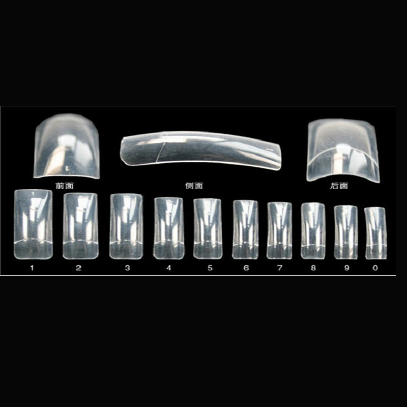 Manufactory OEM Package Square Clear Tip Nail Art