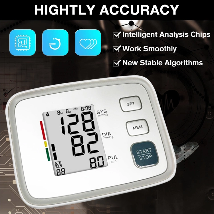 High quality/High cost performance  Sphygmomanometer Arm Tensiometers OEM Bp Machine Electronic Blood Pressure Monitor Other Household Medical Devices