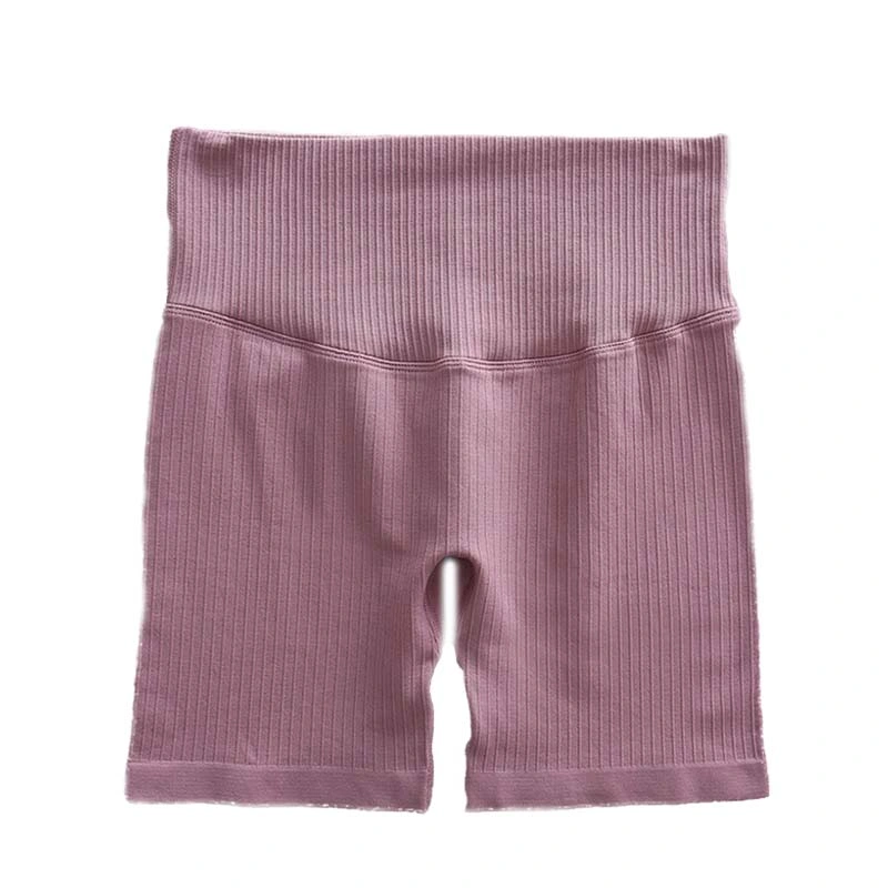 Shorts d'entraînement taille haute sans couture pour femmes minces et élégantes personnalisées.