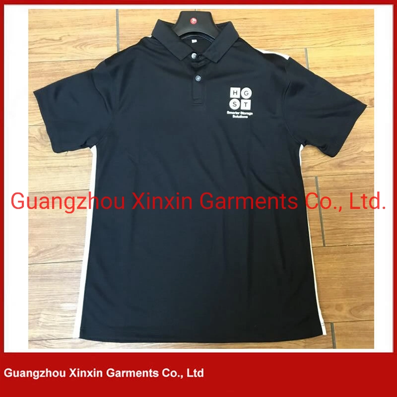 Custom-Made Polyester Breathable Men&prime; S Summer Polo Shirt (P05)