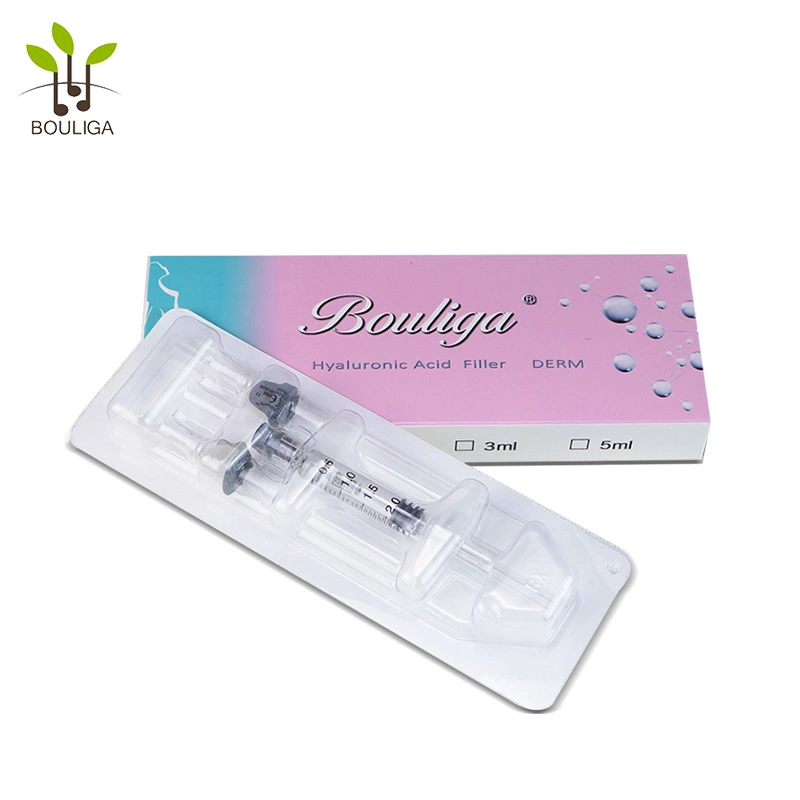 1ml 2ml 5ml 10ml Cross Linked Hyaluronic Acid Ha Dermal Filler Gel Injections for Skin Lips