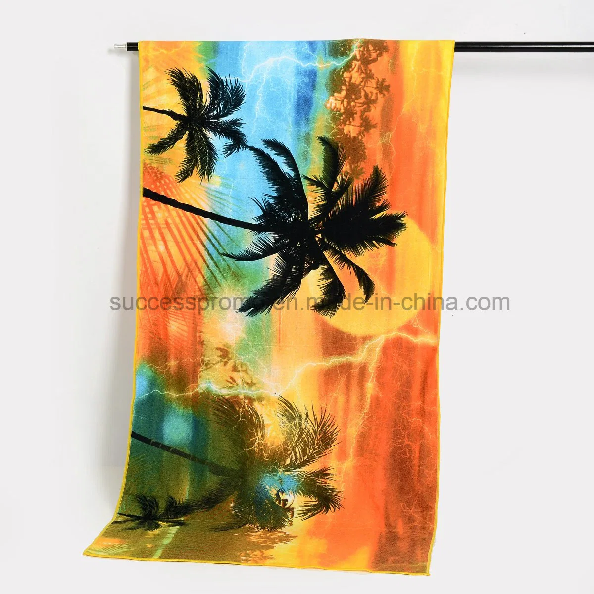 SGS Certificated Custom Reactive Printed Beach Towel, Excellent Water Absorption