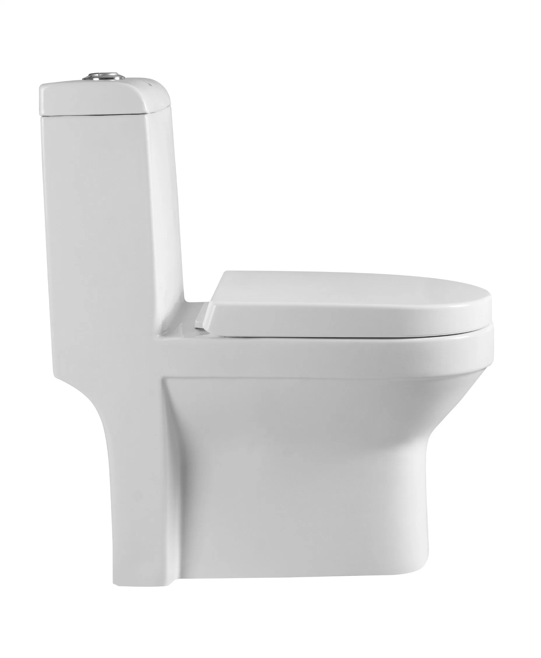 China Manufacturer Bathroom Sanitary Ware White Glazed One Piece Toilet