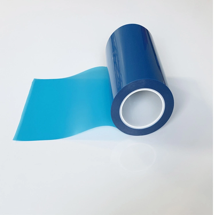 50um 20-30g/in للسيارات الكهربائية الإلكترونية Blue Silicone Pet الواقي من الحيوانات الأليفة الفيلم