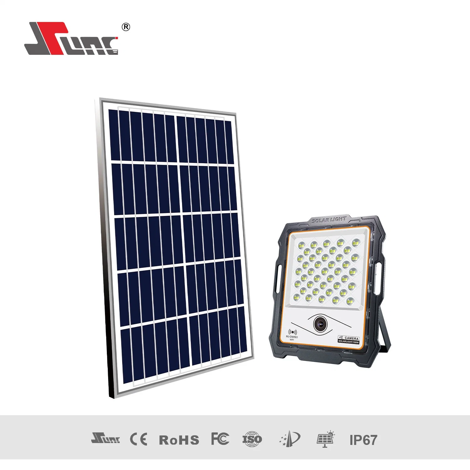 Super Bright 100 Watt Solar LED Flood Light