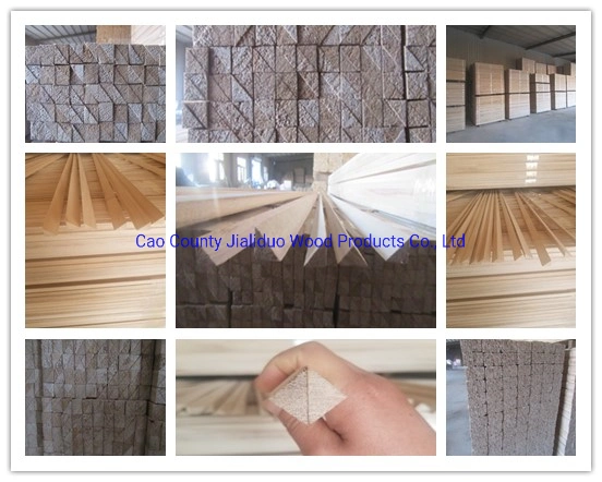 Paulownia Triangle Wood Chamfer for Construction