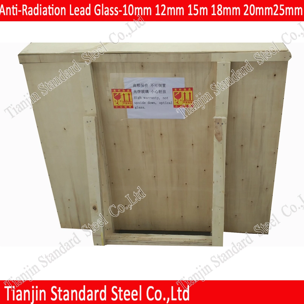 CT Room 120kv 3mm Pb 15 X 1200 X 2000mm Lead Shielding Glass with Alu Frame