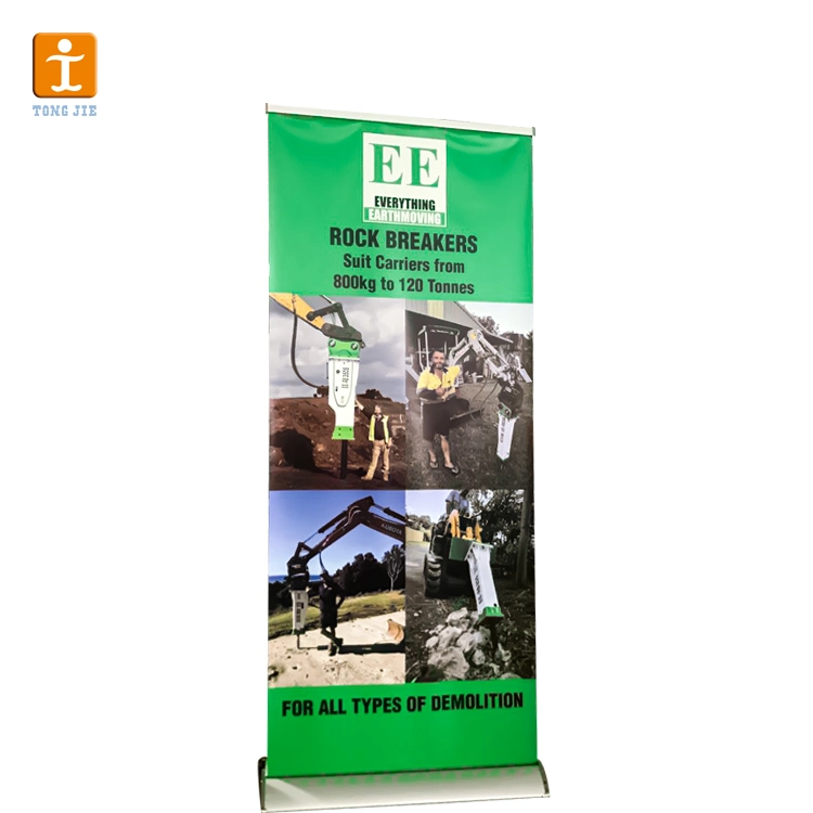 Tj-Crystal229 Exhibition Display Premium Rectangle Roll up Stand Banner