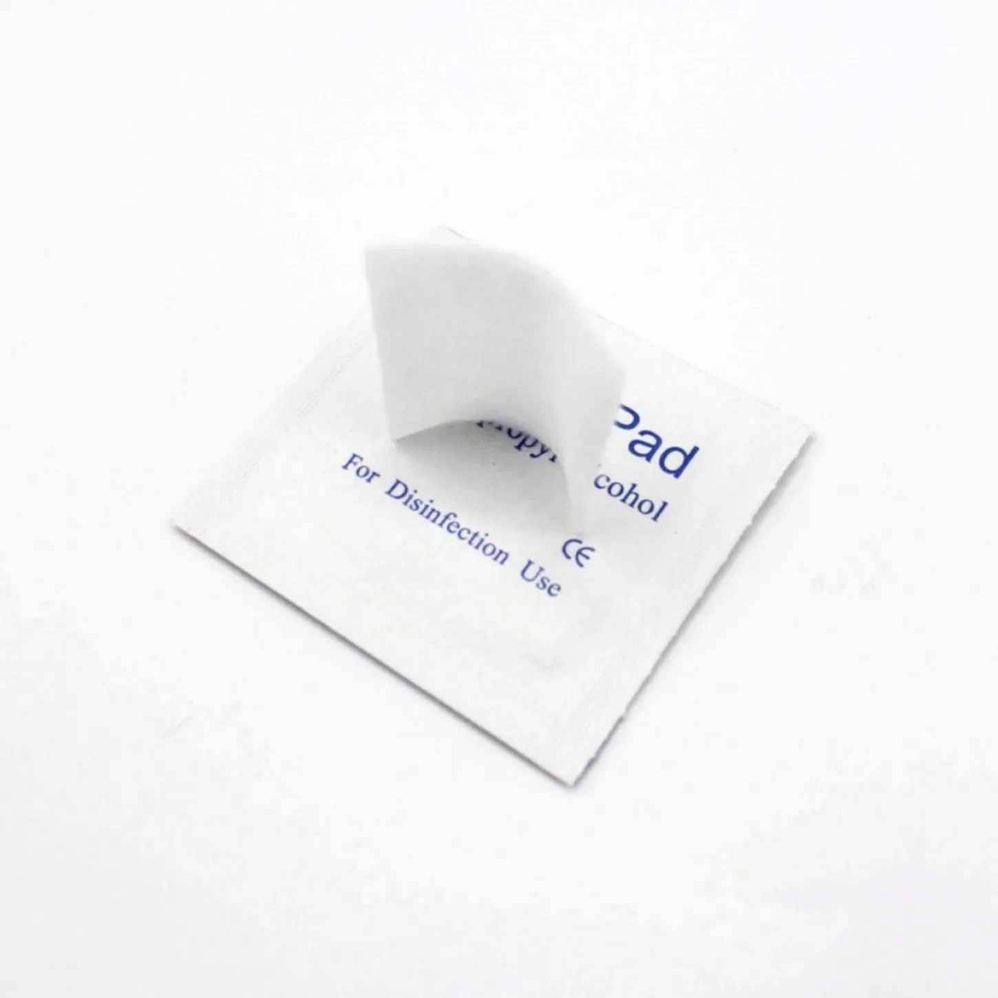 First Aid Sterile Disposable Nonwoven 70% Isopropyl 75% Ethyl Alcohol Prep Pad for External Use