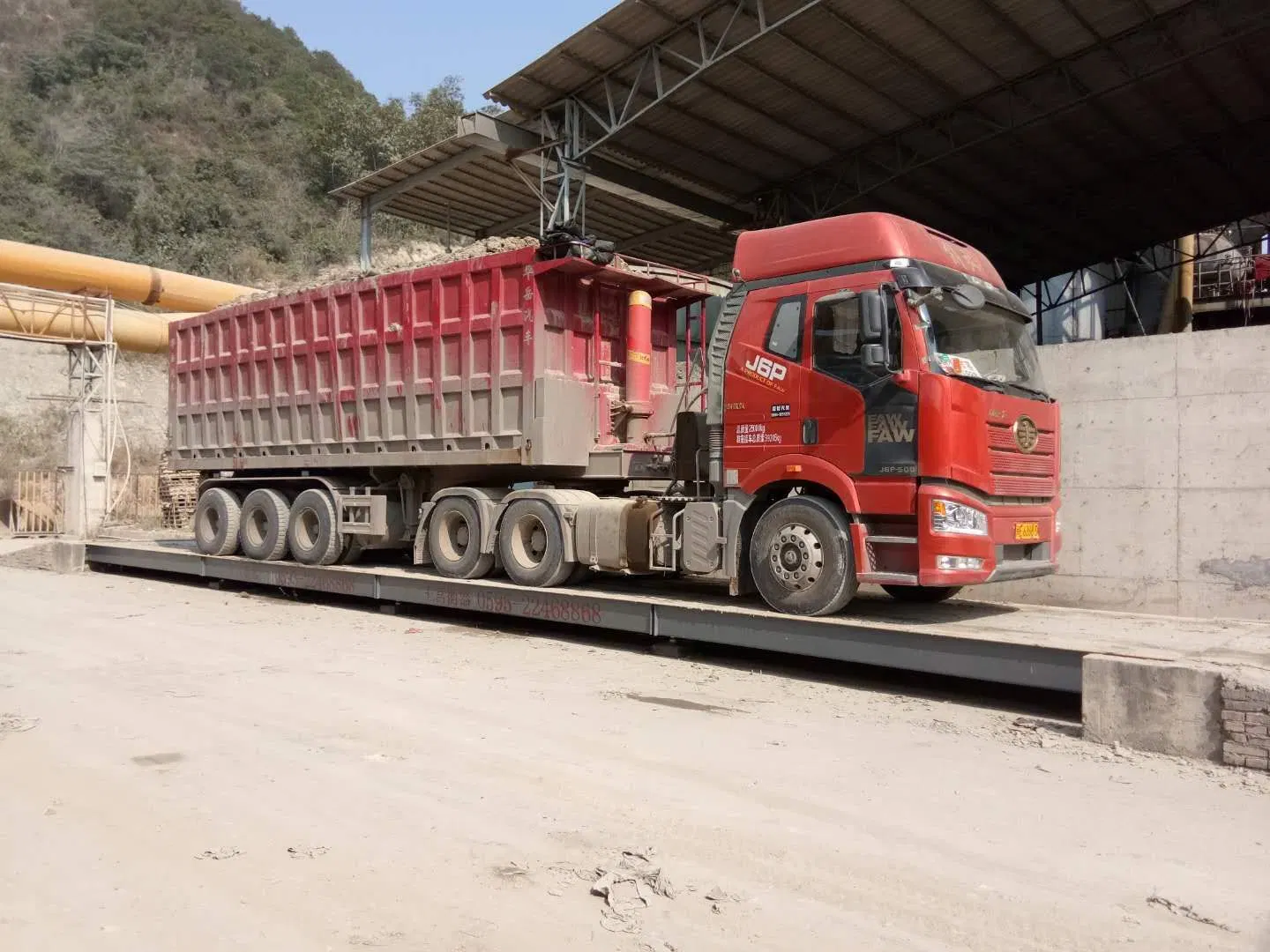 100t Heavy Duty Industrial Weighbridge Above Ground Installed