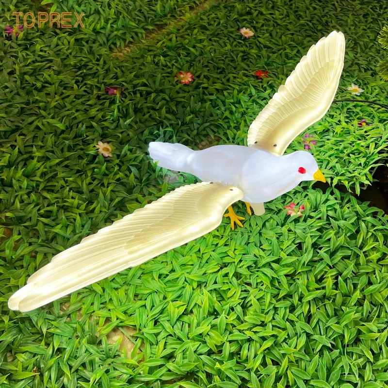 Environmentally Friendly Holiday Decorations Dynamic Flying Bird of Peace Lights