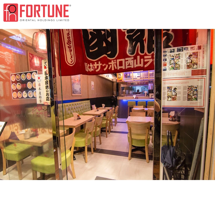 Full Package Solution Japanese Lamen Restaurant Table Chairs Set