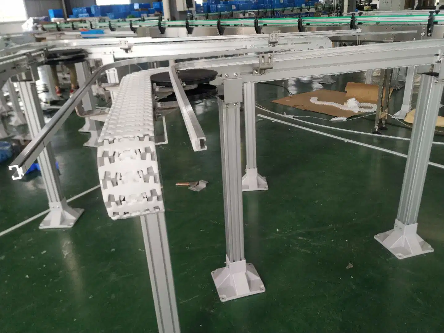 Hairise Flexible Chain Conveyor System for Transporting Tray with ISO& CE &FDA Certificate