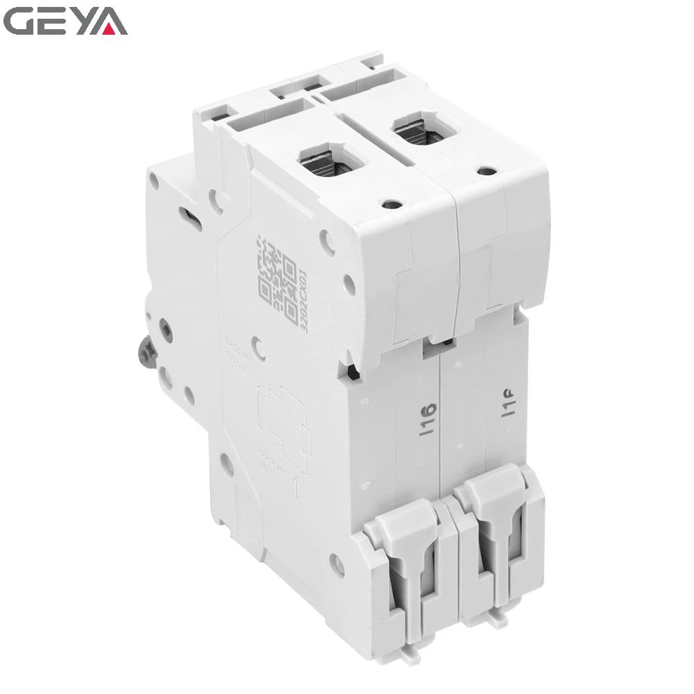 Geya Gym10 2p 6-25A 230V 400V AC DC MCB 1p 2P 3p 4p Schalter Miniatur-Leistungsschalter Mini-Leistungsschalter