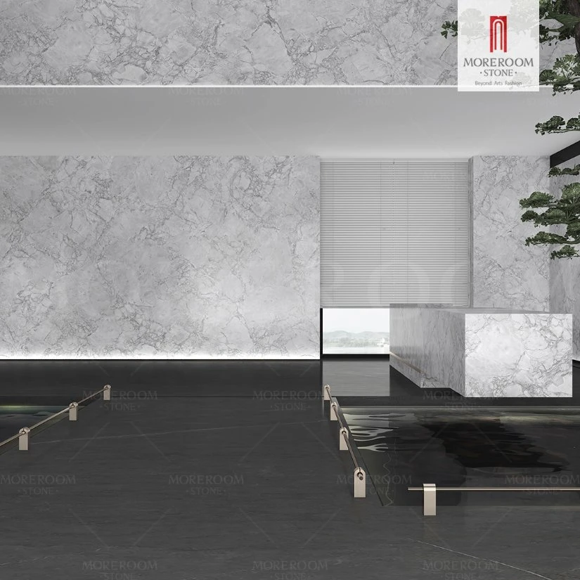 Moreroom Luxury Super White Большой полированный фарфоровый стены плитки гранит И Marble Slab Panel