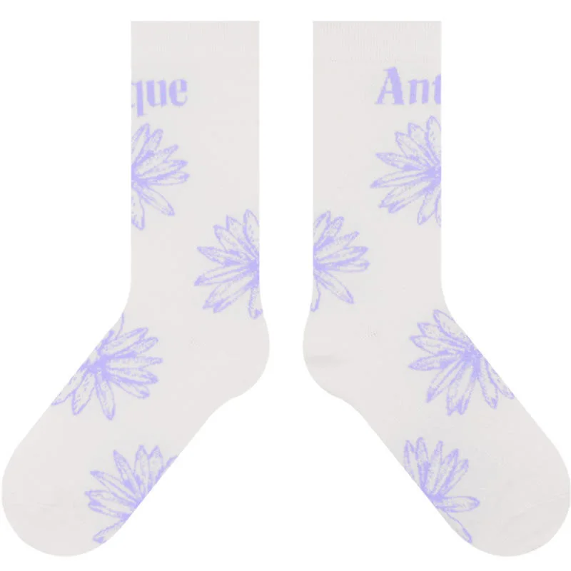 Xianghui Hot Sell Autumn Winter Women's Cotton Elastic Breathable Funny Socks