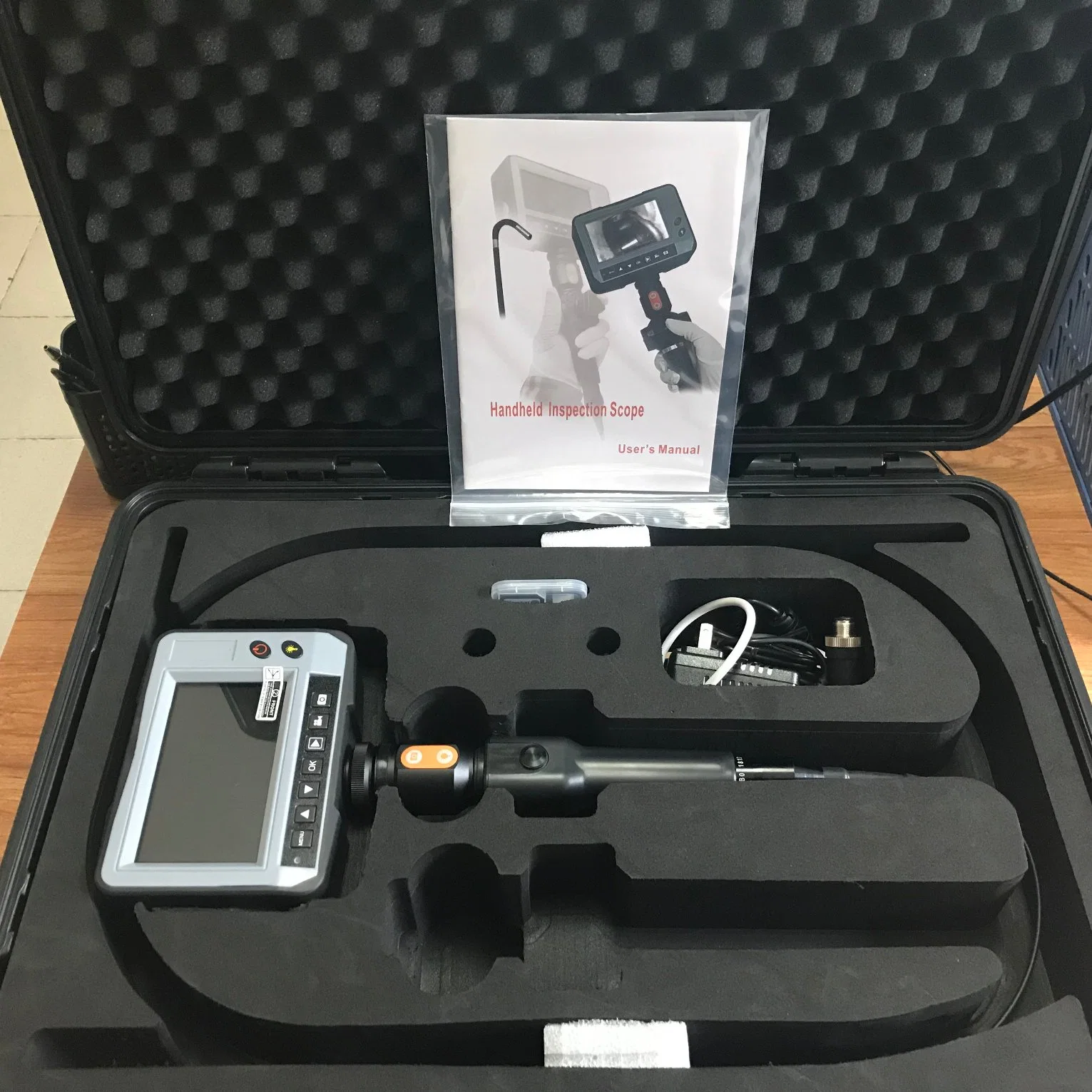 Caméra de vidéoscope d'inspection flexible avec articulation à 4 voies, câble de test de 1,5 mètre.