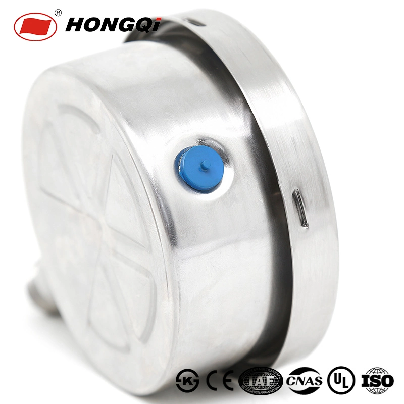 Hongqi Anti-Corrosion Stainless Steel Pressure Gauge CE/UL/ISO/Ks