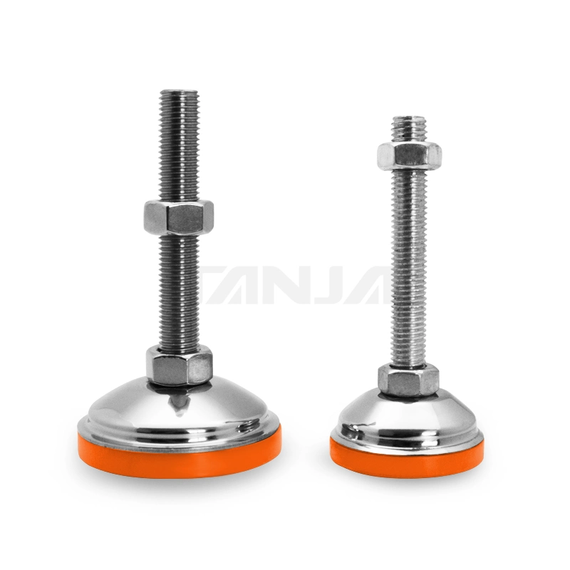 Fixed Adjustable Leveling Foot for Furniture Conveyor Equipment Machine Steel Table Rubber Feet for Industrial