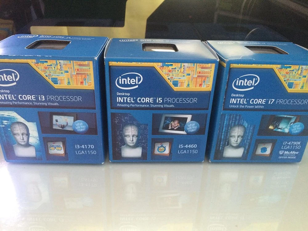 معالج Intel Core i3 4170 Desktop 2 أساساً بسرعة 3.7 جيجاهرتز وحدة معالجة مركزية للكمبيوتر LGA1150