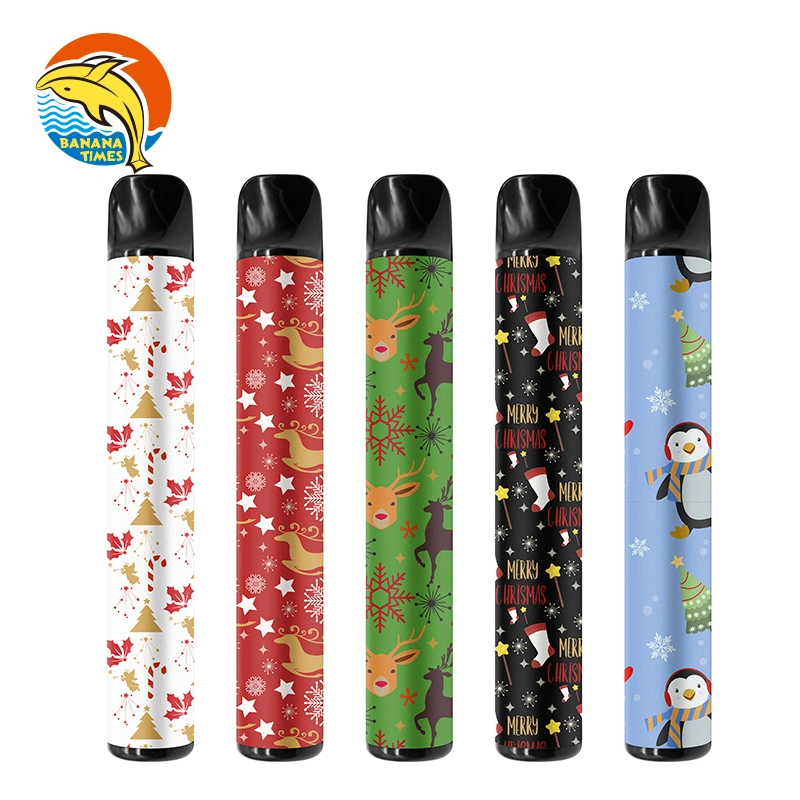 Bananatimes Fruit Nic Salts Bar Puff Flavor Vape Stick Plus Happ600 Mini Disposable/Chargeable E Cigarette